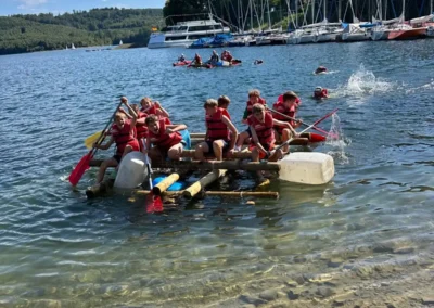 U13 Floßbau-Wettbewerb